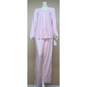 Eileen West Pink Cozy Top & Pants 2 Piece Pajama Set Women Size XL NEW E5725006